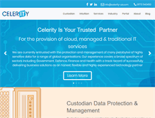 Tablet Screenshot of celerity-uk.com